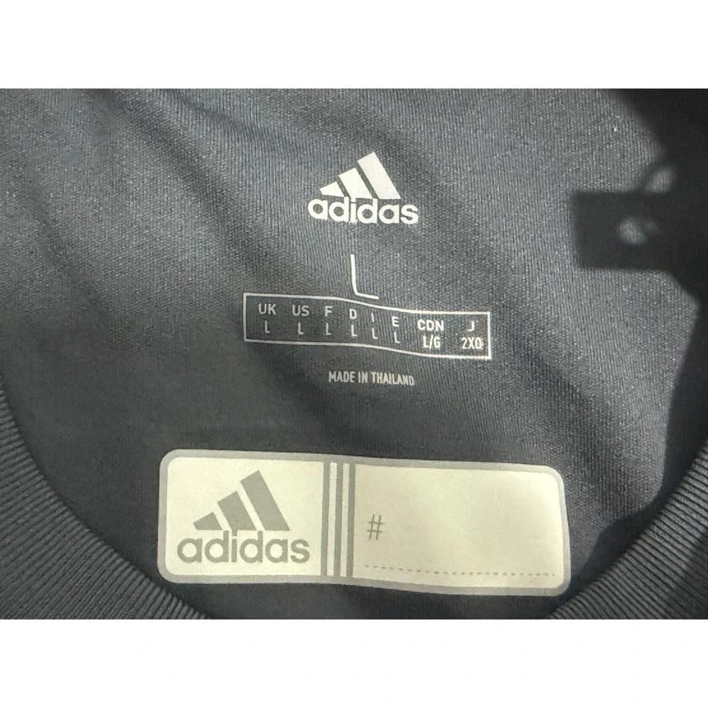 Adidas Soccer Jersey Mens Large Gray Phoenix Rising FC AeroReady DW6753 NEW